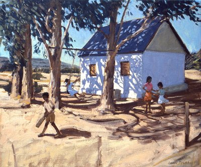 Little white house, Karoo, South Africa by Andrew Macara